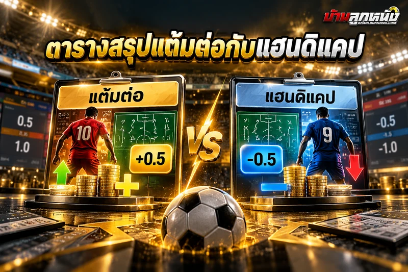 แทงบอลแต้มต่อคืออะไร