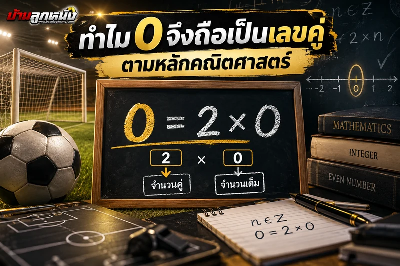 แทงบอลคู่คี่จบ0-0